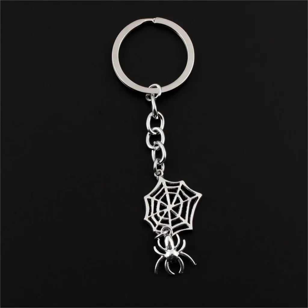 1pc Spider KeyChain Halloween Animal Pendant For Men Keyring Trinket Car Chainholder Souvenirs Jewelry E2385 - Gifts and Funny Trinkets