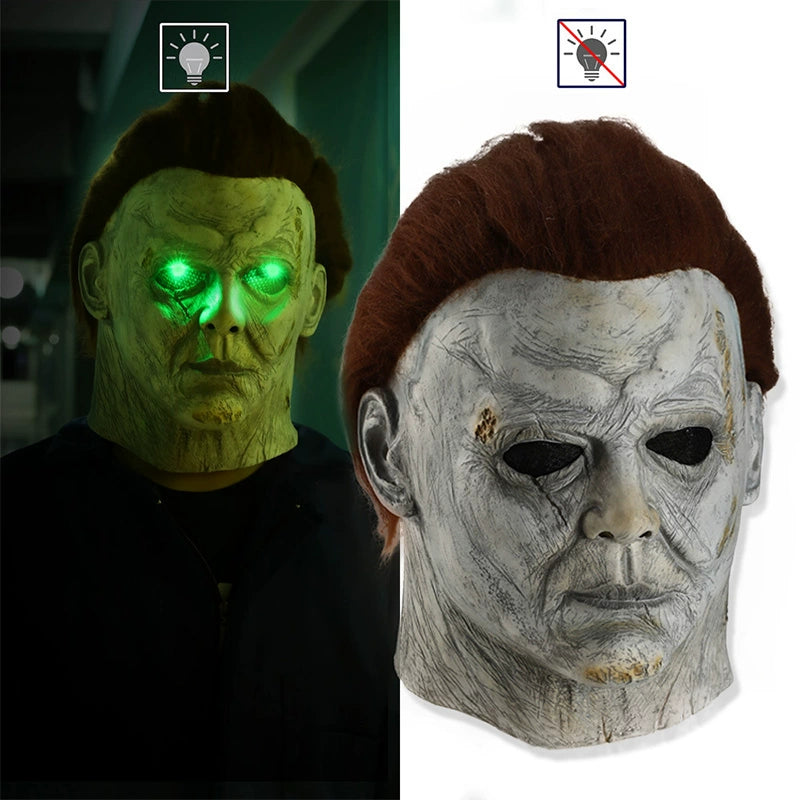 Halloween Mask Michael Myers Head Cover Cos Mcmel Mask Horror Role Play - Gifts and Funny Trinkets