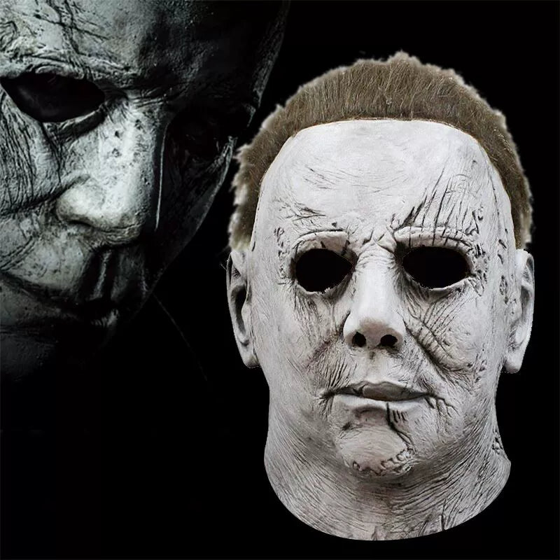 Halloween Mask Michael Myers Head Cover Cos Mcmel Mask Horror Role Play - Gifts and Funny Trinkets