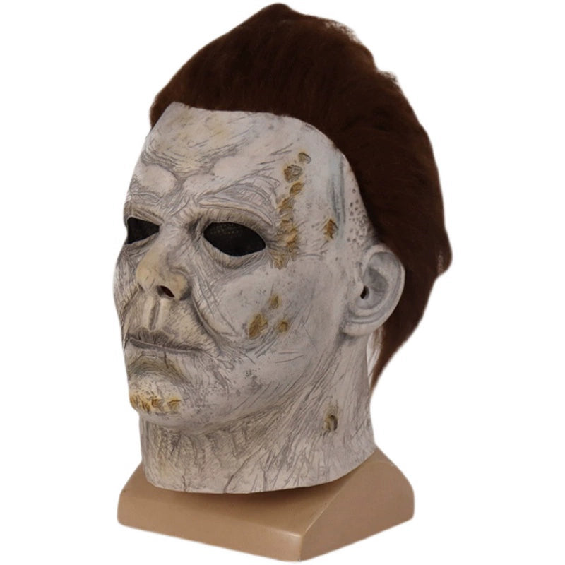 Halloween Mask Michael Myers Head Cover Cos Mcmel Mask Horror Role Play - Gifts and Funny Trinkets