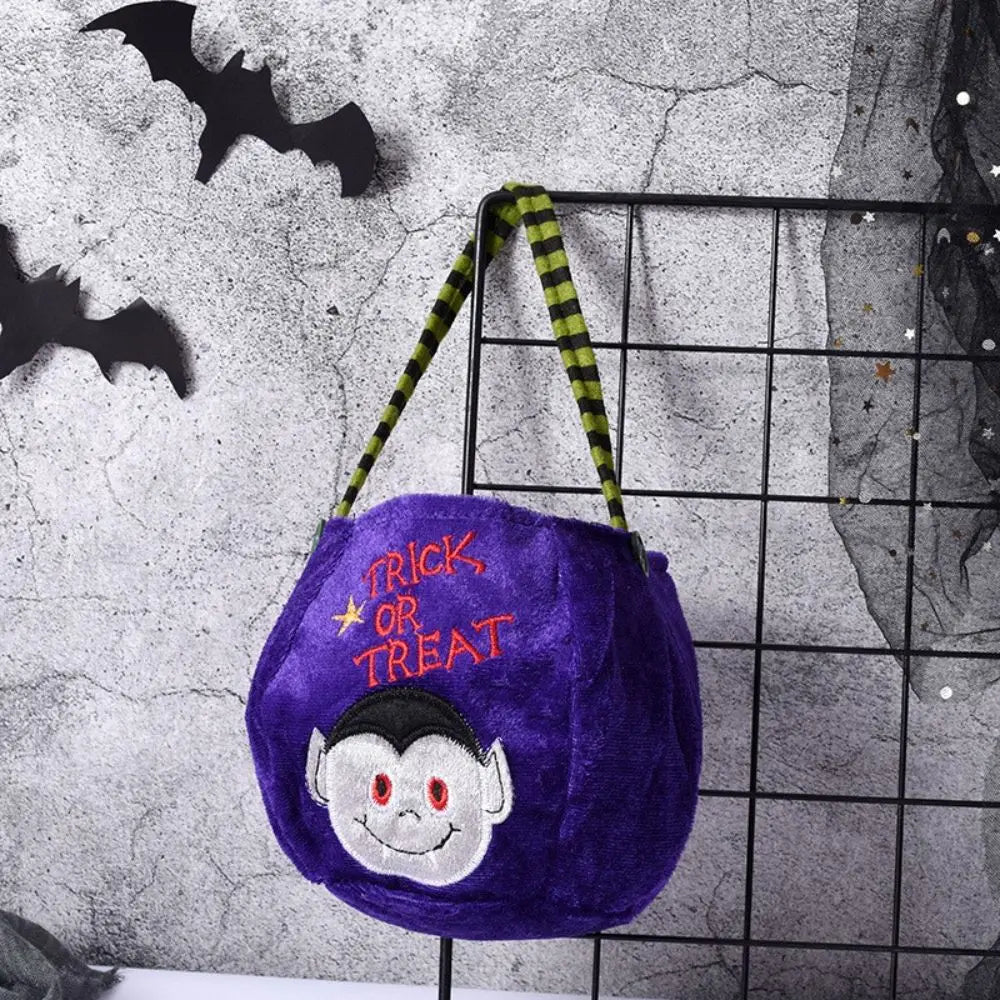 Halloween Candy Bag Haloween Pumpkin Witch Black Cat Handbag Trick Or Treat Gift Bag Kids Favor Happy Halloween Party Decor - Gifts and Funny Trinkets