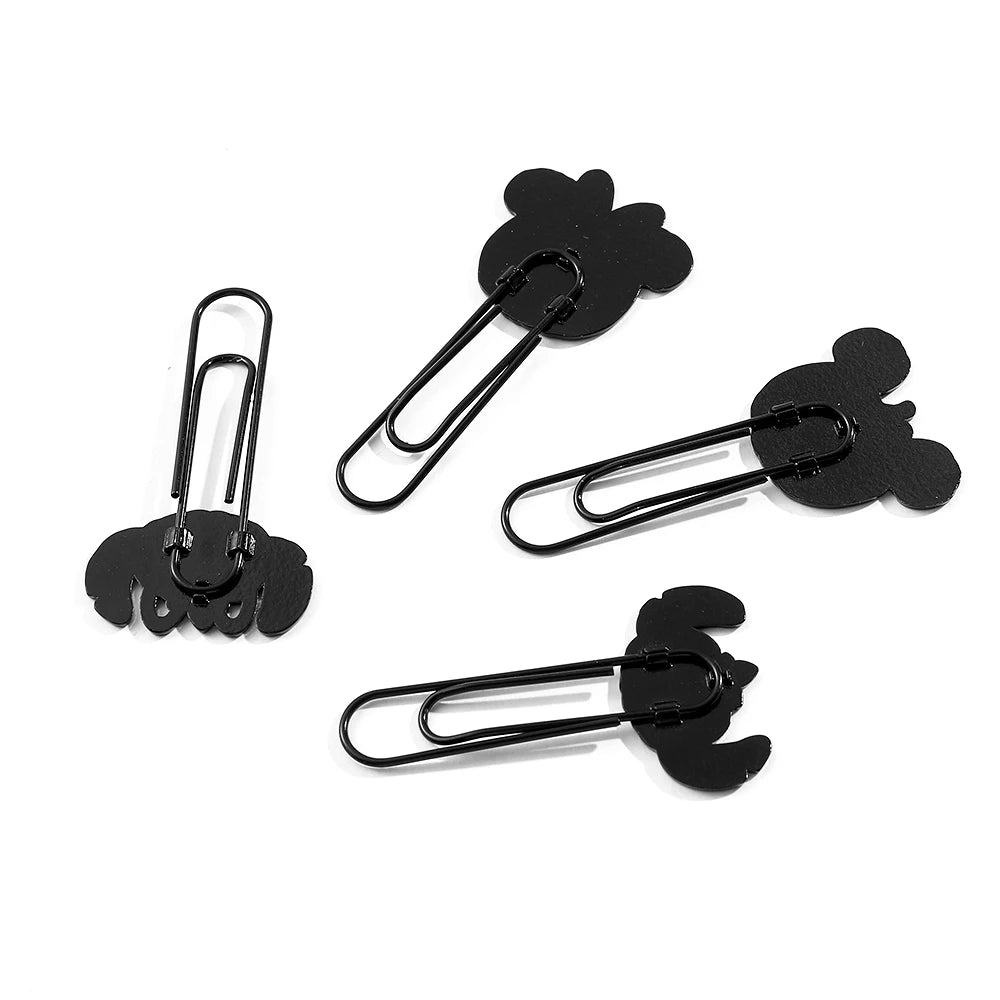 Haloween Disney Mickey Minnie Stitch and Angel Pumpkin Metal Paperclips for Women Men Book Marks Accessories Halloween Gifts - Gifts and Funny Trinkets