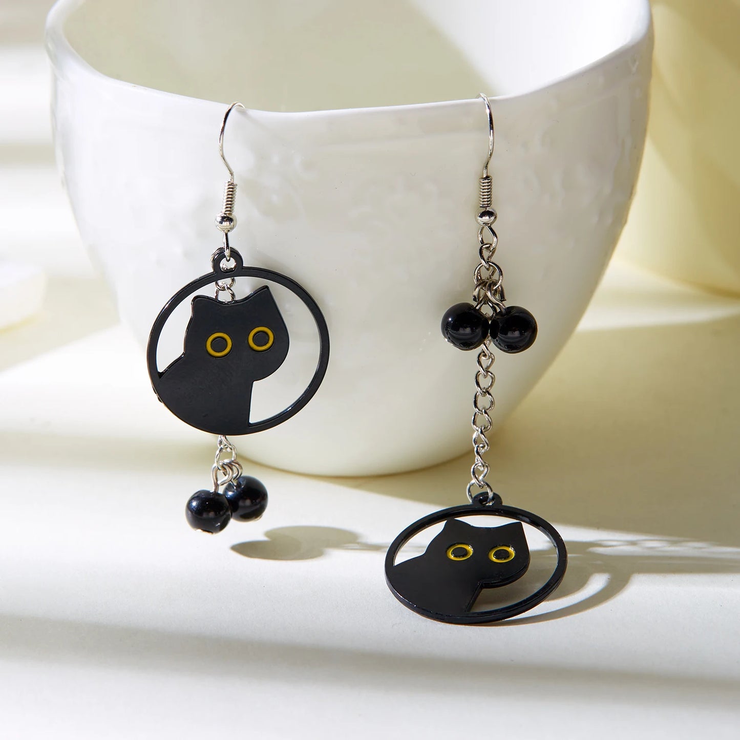 Cute Halloween Dangle Ghost Stud Earrings for Women Fashion Bat Spider Web Cat Pumpkin Star Drop Ear Jewelry Statement Bijoux