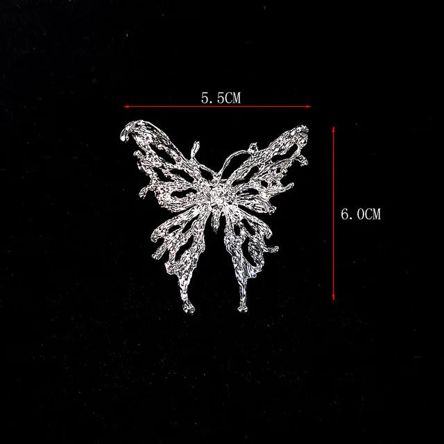 New Design Butterfly Adjustable Opening Ring Luxury Shiny Cocktail Party For Women Inlaid Zircon Butterfly Ring Fashion Jewelry - Gifts and Funny Trinkets