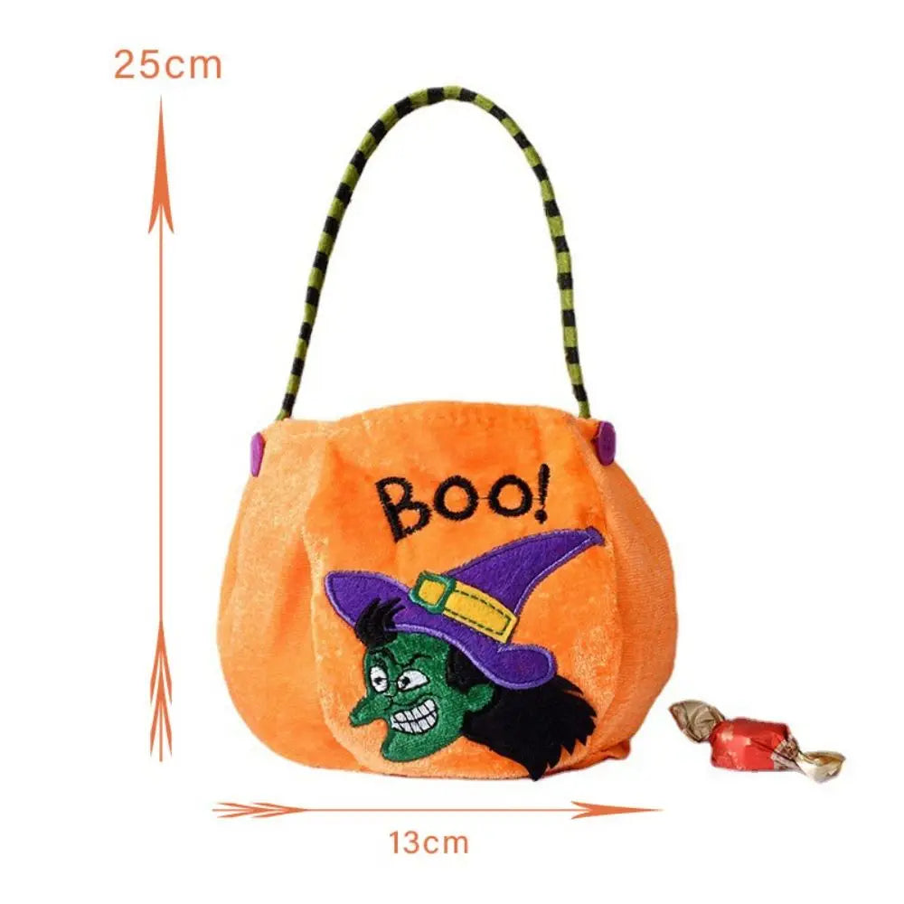 Halloween Candy Bag Haloween Pumpkin Witch Black Cat Handbag Trick Or Treat Gift Bag Kids Favor Happy Halloween Party Decor - Gifts and Funny Trinkets